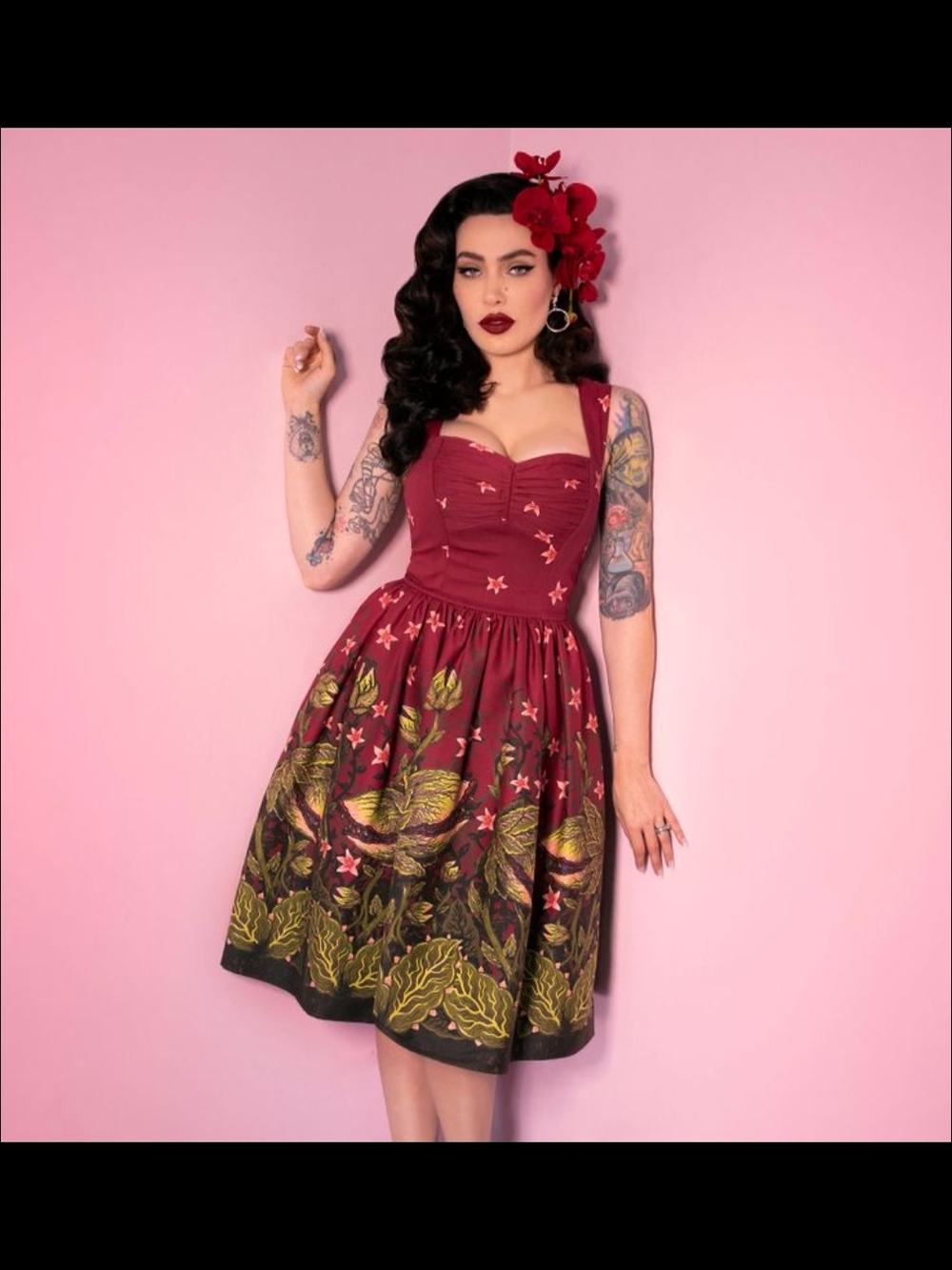 NWT Tropical Terror Maneating Monster Swing Dress